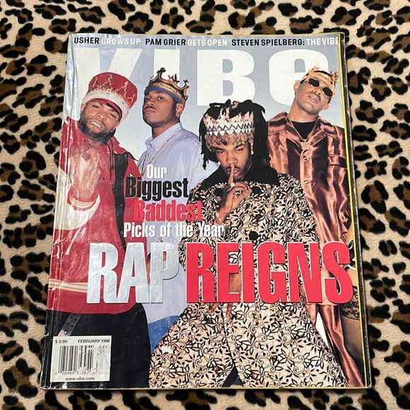 1998 VIBE Magazine RAP REIGNS SUPREME 👑 February Issue Hip Hop Rare Archive 90s - Picture 1 of 17